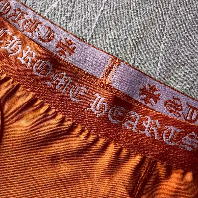 Chr Hearts New Underwear Boxer Brief Orange Long & Short ——perfect Quality 7