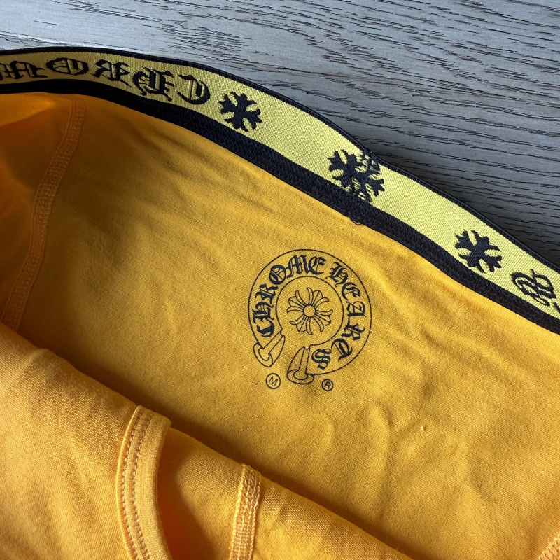 Chr Hearts New Underwear Boxer Brief Yellow Long & Short ——perfect Quality 11