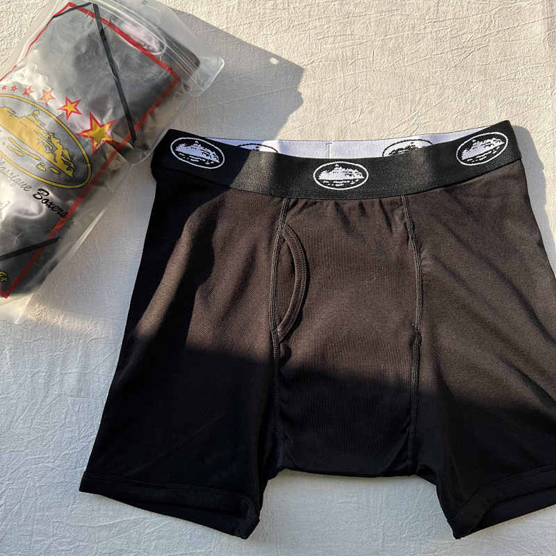 Co Logo Boxer 3pacs Logo Black 3