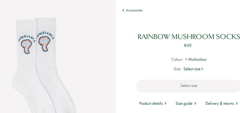 Rainbow Mushroom Socks 6