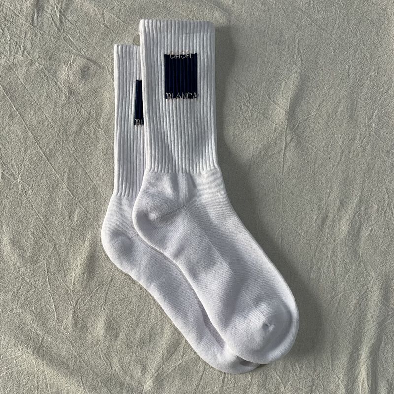 Blue Casa Square Socks 3