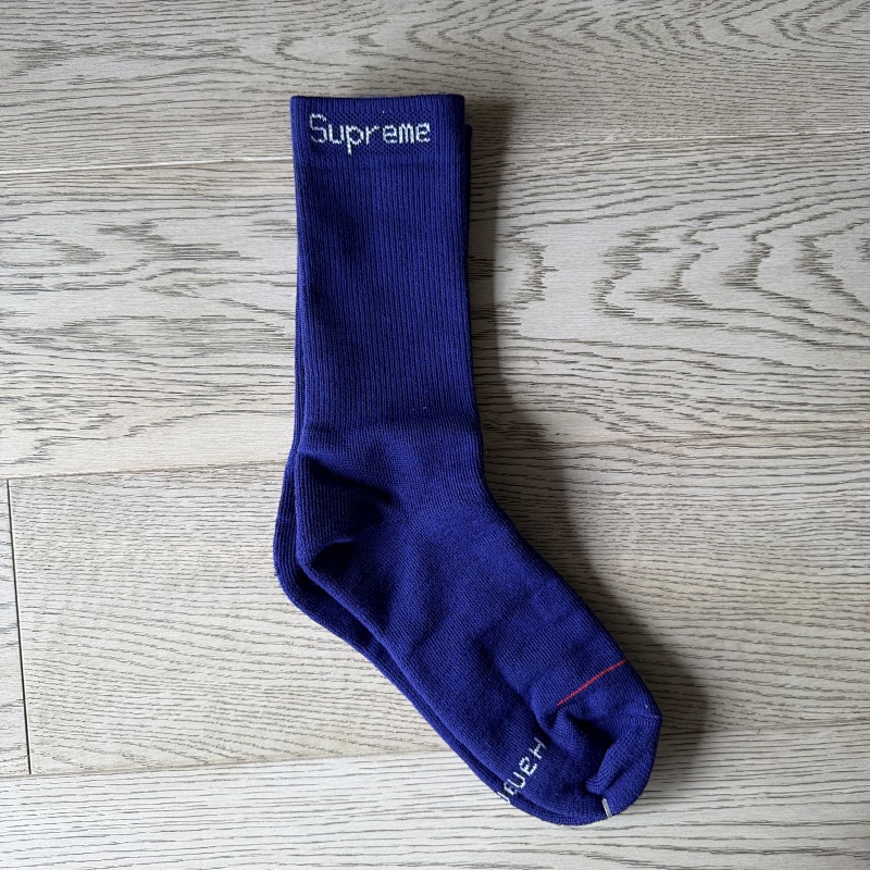 Su* Purple Towel Socks 2 Pairs A Set 6