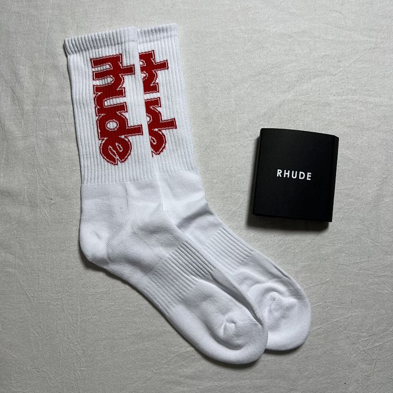Rhude Ski Club Towel Socks 2025 6