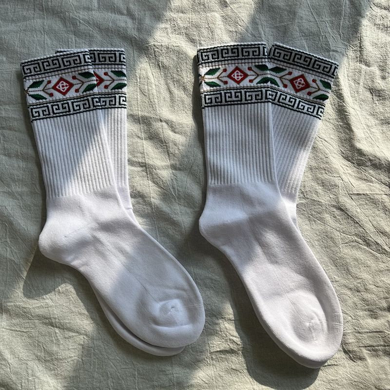 Casablanca Casa Laurel Greek Socks Socks