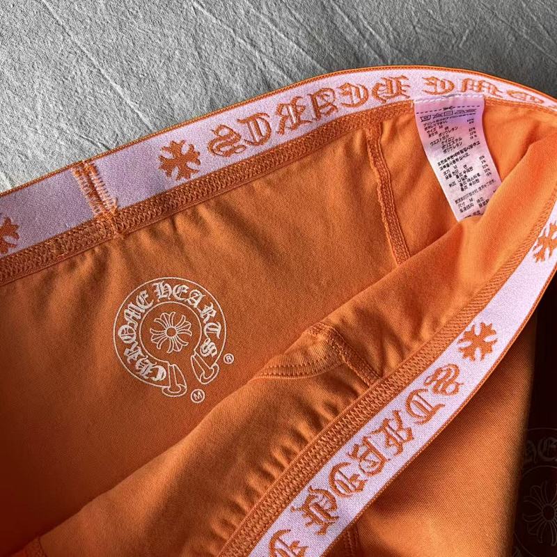 Chr Hearts New Underwear Boxer Brief Orange Long & Short ——perfect Quality 11