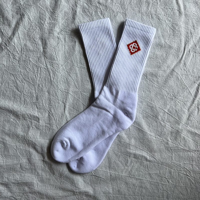 Casablanca Monogram Logo Dress Socks 4