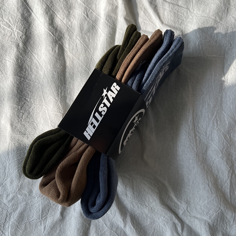 Hellstar Colorful 3 Pacs A Set Socks With Orianigal Packaing 2