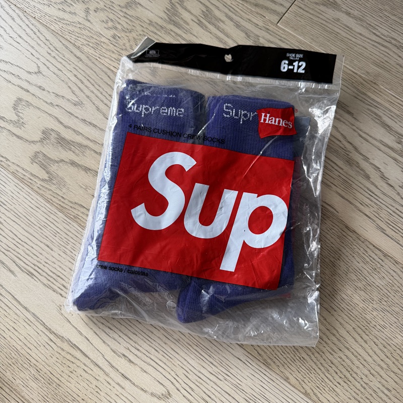 Su* Purple Towel Socks 2 Pairs A Set
