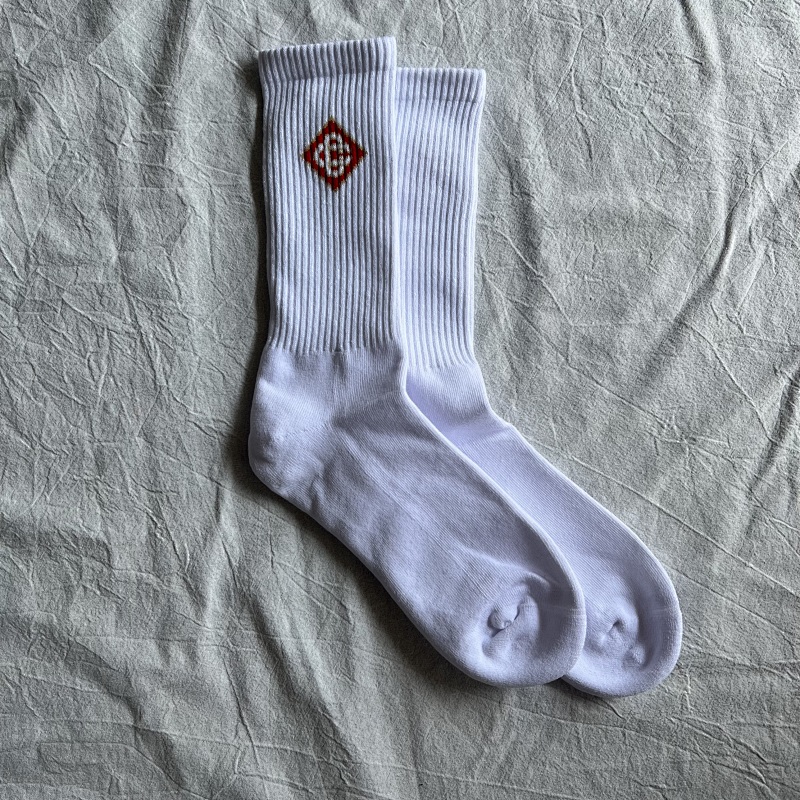 Casablanca Monogram Logo Dress Socks 6