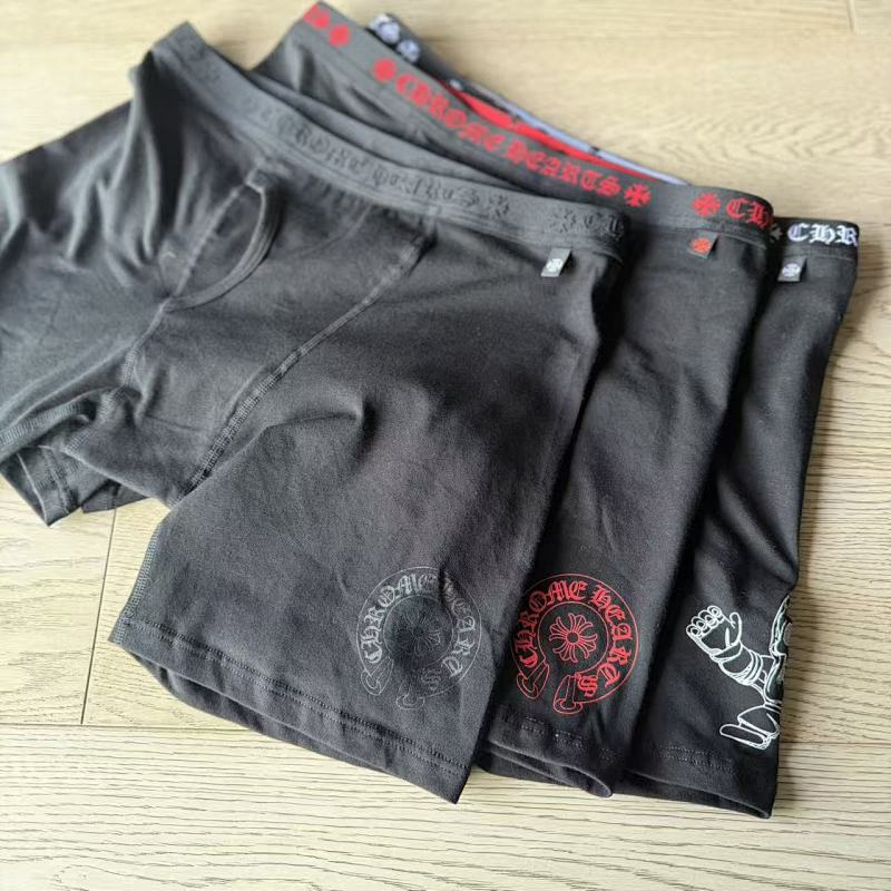 Chr Hearts New Underwear Boxer Brief Black/red Long & Short ——perfect Quality 3
