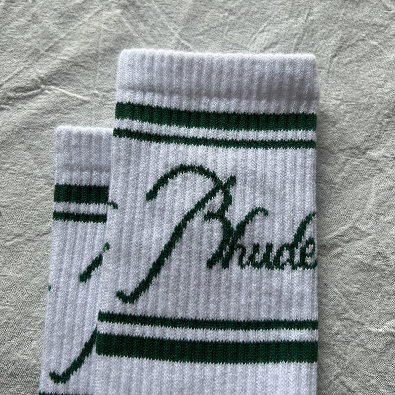 2024 Rhude Script Logo Sock 11