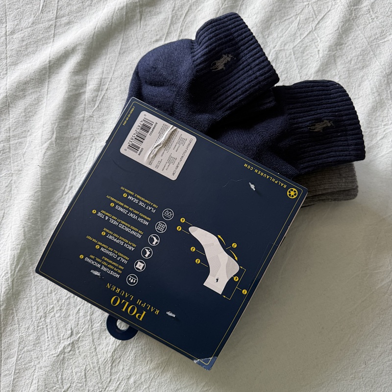 Rl6 Pacs Towel Socks 4