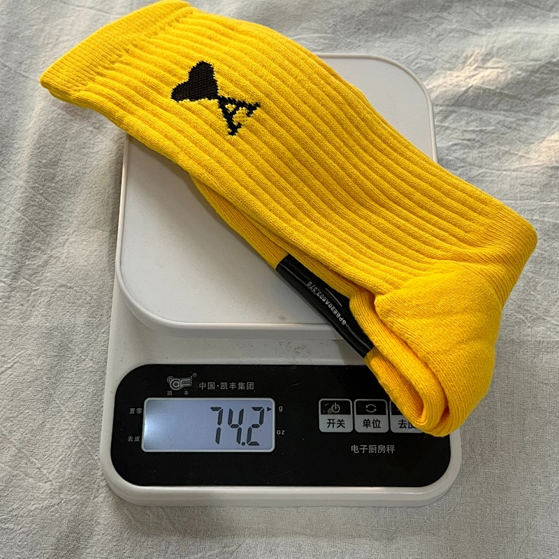 Ami Yellow Towel Socks 8