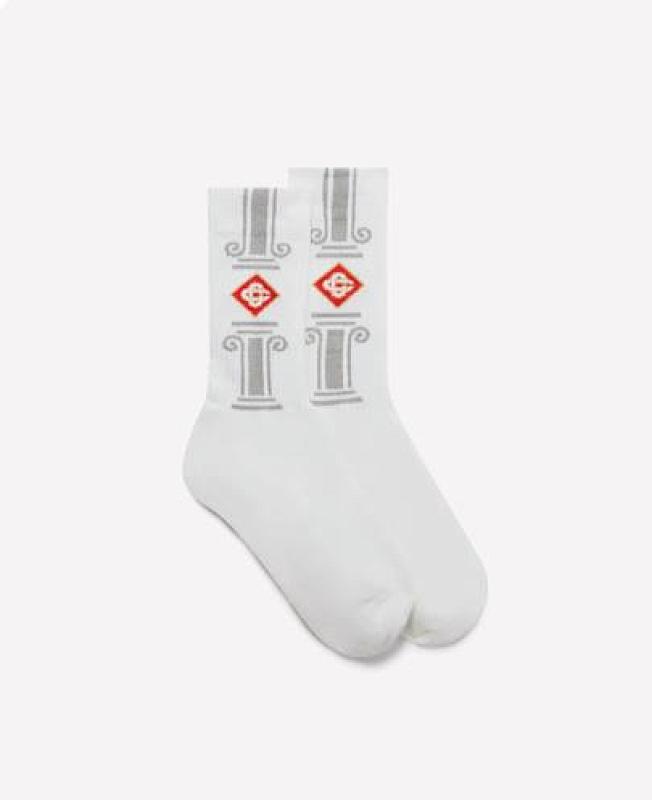 Grey Column Socks 6