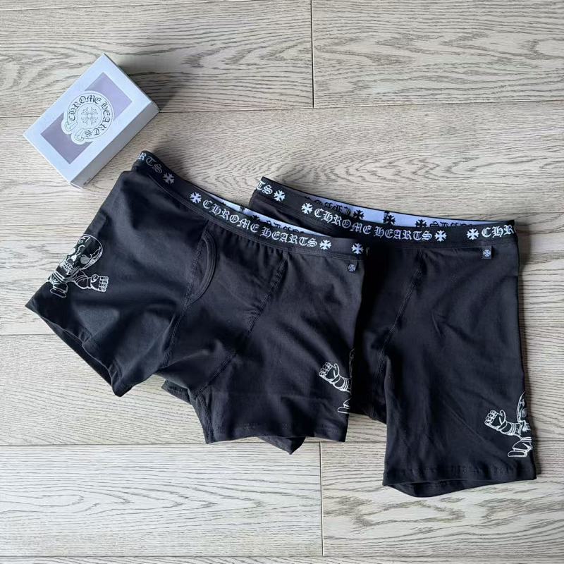 Chr Hearts New Underwear Boxer Brief Skull Long & Short ——perfect Quality 2