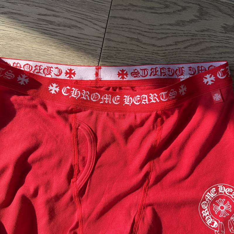 Chr Hearts New Underwear Boxer Brief Orange Long & Short ——perfect Quality 2
