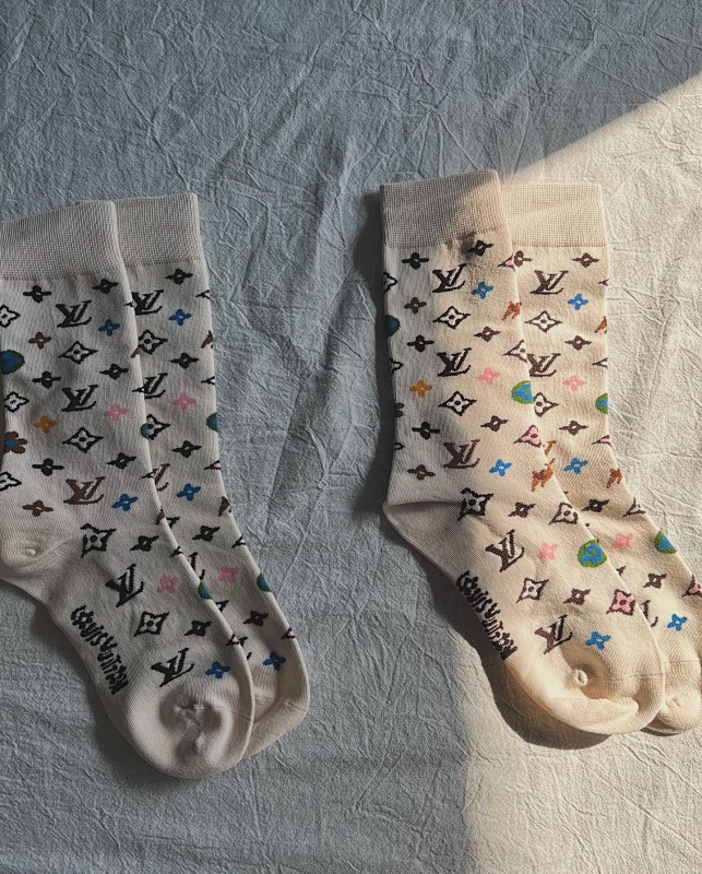 Color Socks Man And Woman Size 8