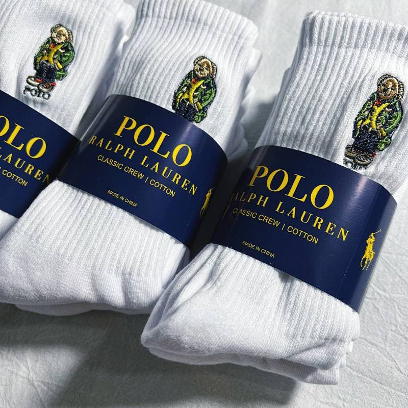 Pl Bear Towel Socks 100% Cotton 2