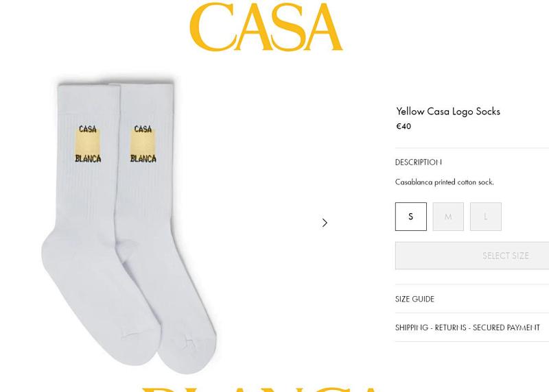 Casablanca Casa Towel Socks 2