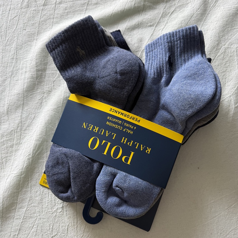 Rl6 Pacs Towel Socks 5