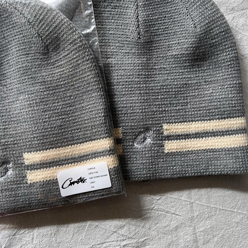Co Knit Stripe Beanie 3