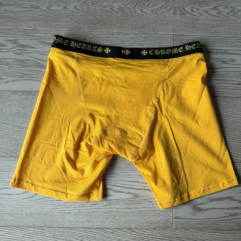 Chr Hearts New Underwear Boxer Brief Yellow Long & Short ——perfect Quality 9