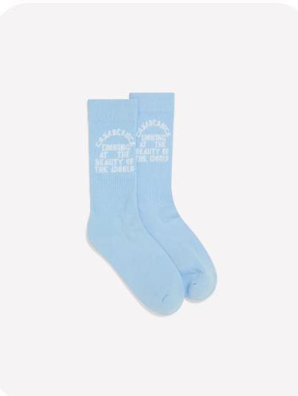 Blue Casablanca Casa Towel Socks -Beauty Of The World Socks 2