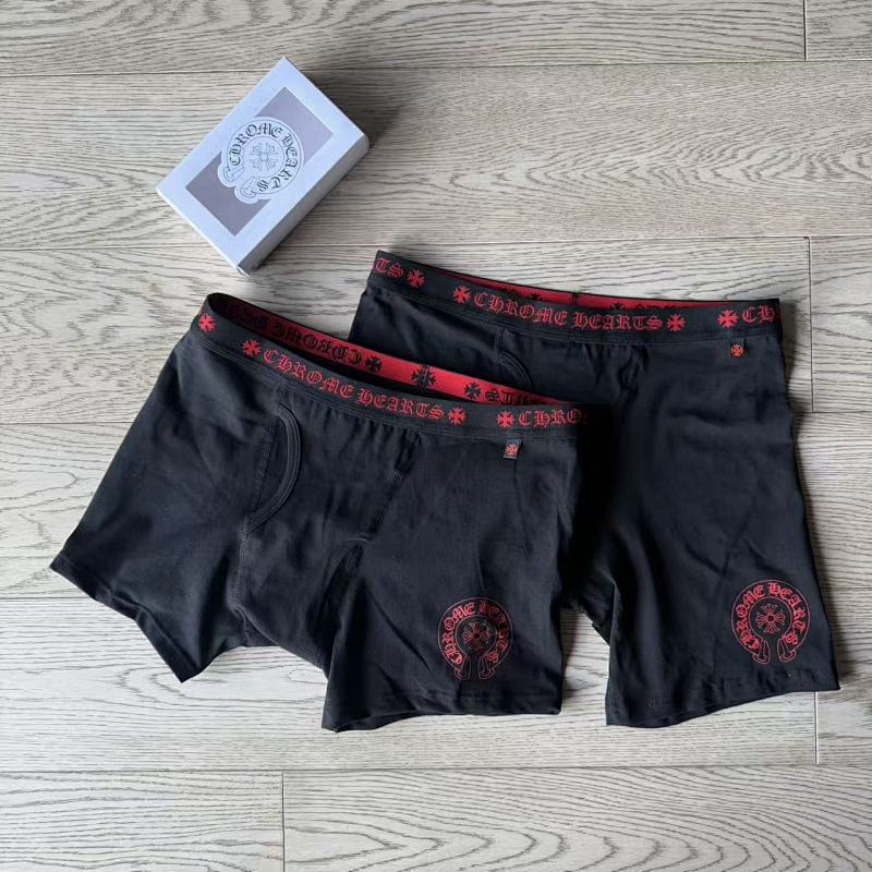 Chr Hearts New Underwear Boxer Brief Black/red Long & Short ——perfect Quality 5
