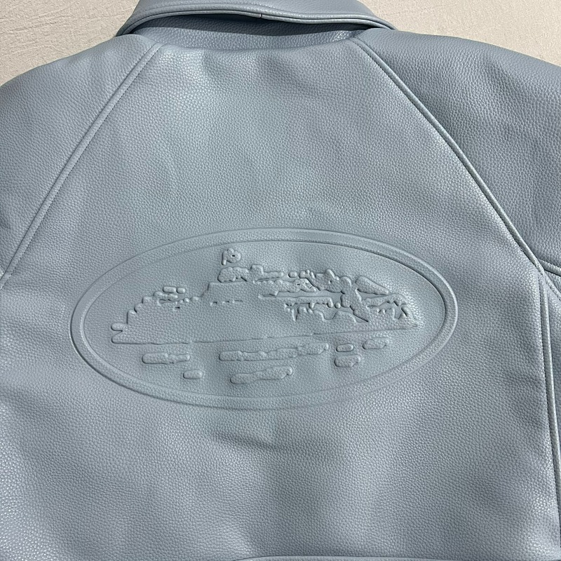 Crt*zr Blue Leather Jacket ——in Stock 12