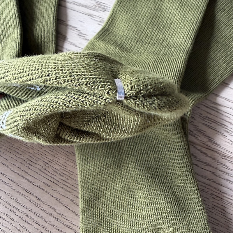 Su* Army Green Towel Socks 2 Pairs A Set 3