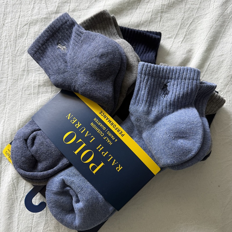 Rl6 Pacs Towel Socks 3