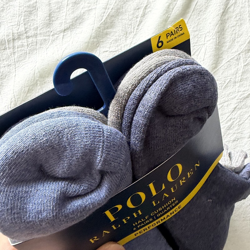 Rl6 Pacs Towel Socks
