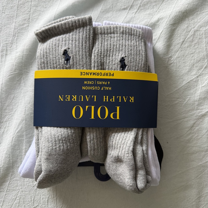 Rl6 Pacs Towel Socks 9