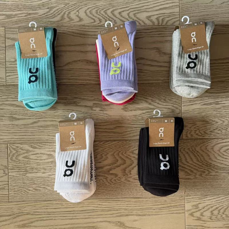 On Socks Sock 3 Pacs A Set 3