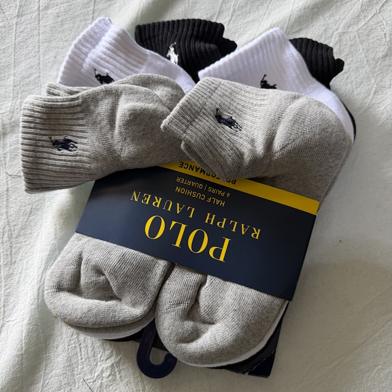 Rl6 Pacs Towel Socks 10
