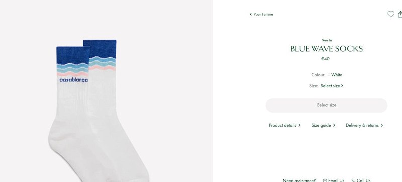 Blue Wave Socks