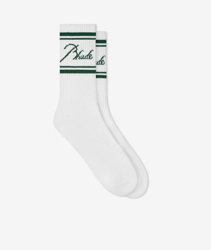2024 Rhude Script Logo Sock 2