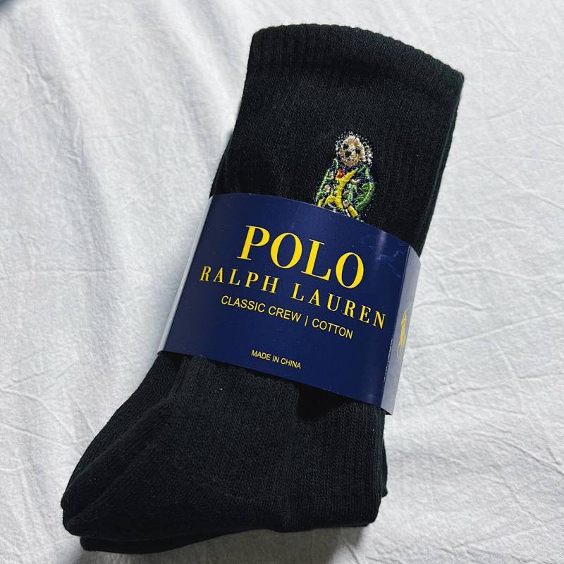 Pl Bear Towel Socks 100% Cotton 11