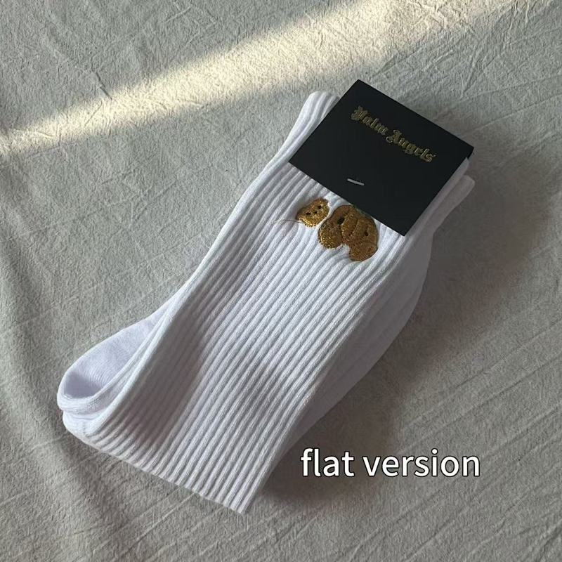 Palm Angels Bear Embroidery Socks 1:1 Version 9