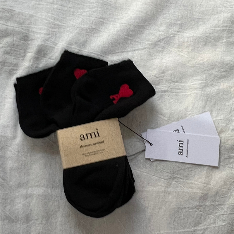 3 Pair A Set Ami Socks