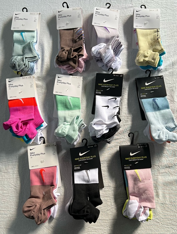 Nk Short Cut Towel Bottom Socks 3pac A Set