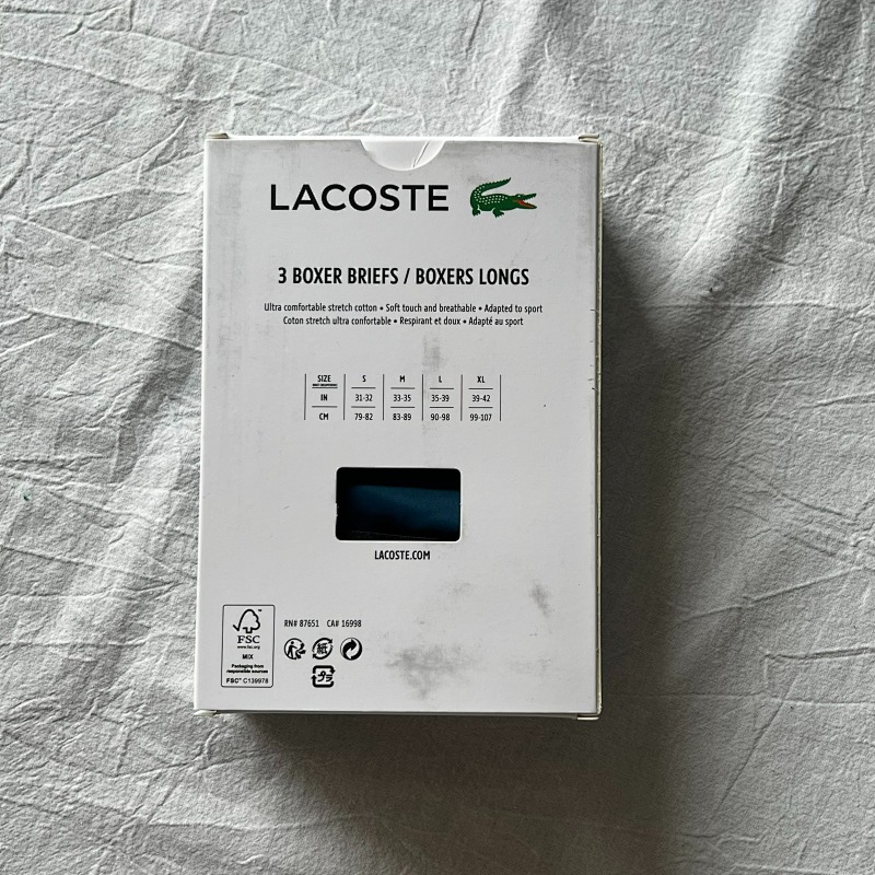 Lacoste Underwear 3 Pacs A Set 12