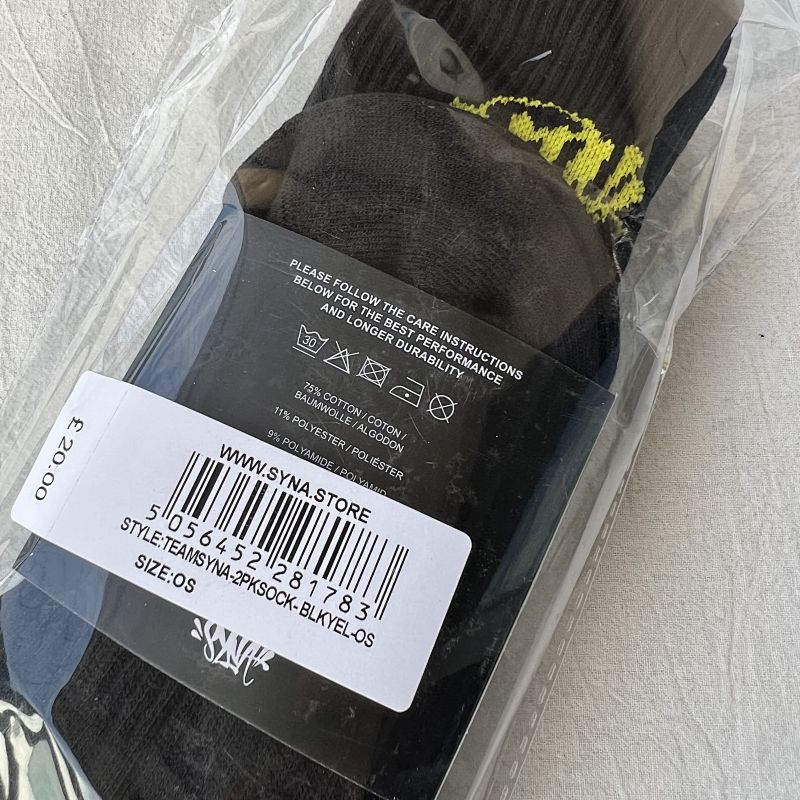 Synaworld 1:1 2paris Towel Sock With Original Packaging 9