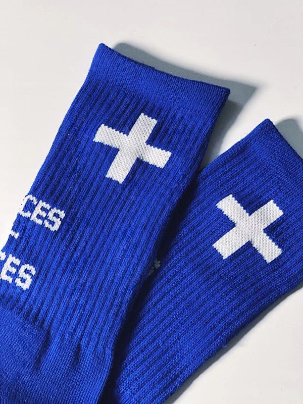 P + Face Towel Socks 6