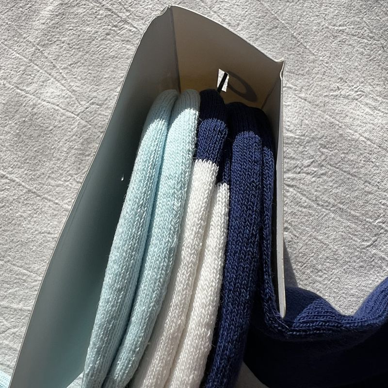 3 Pairs One Set Towel Bottom Socks 6