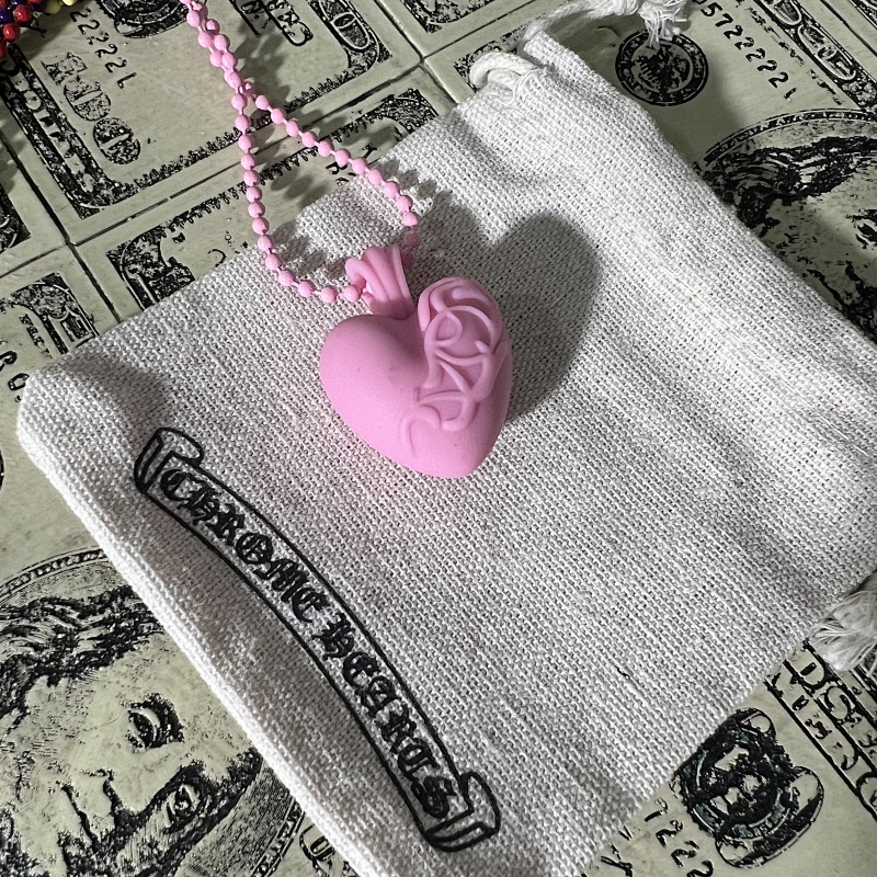 Chrome Hearts Necklace Hearts 6