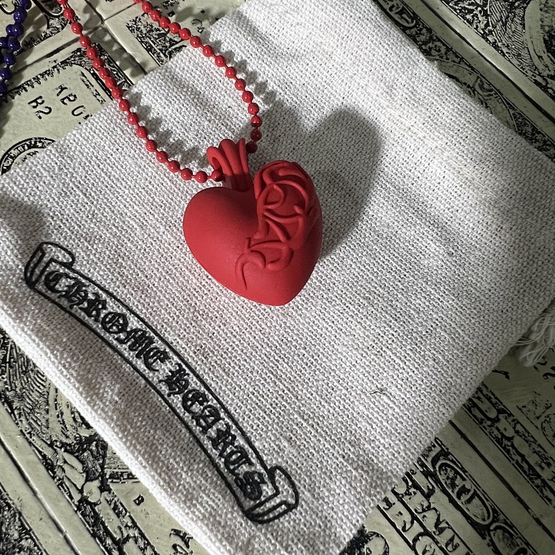 Chrome Hearts Necklace Hearts 8
