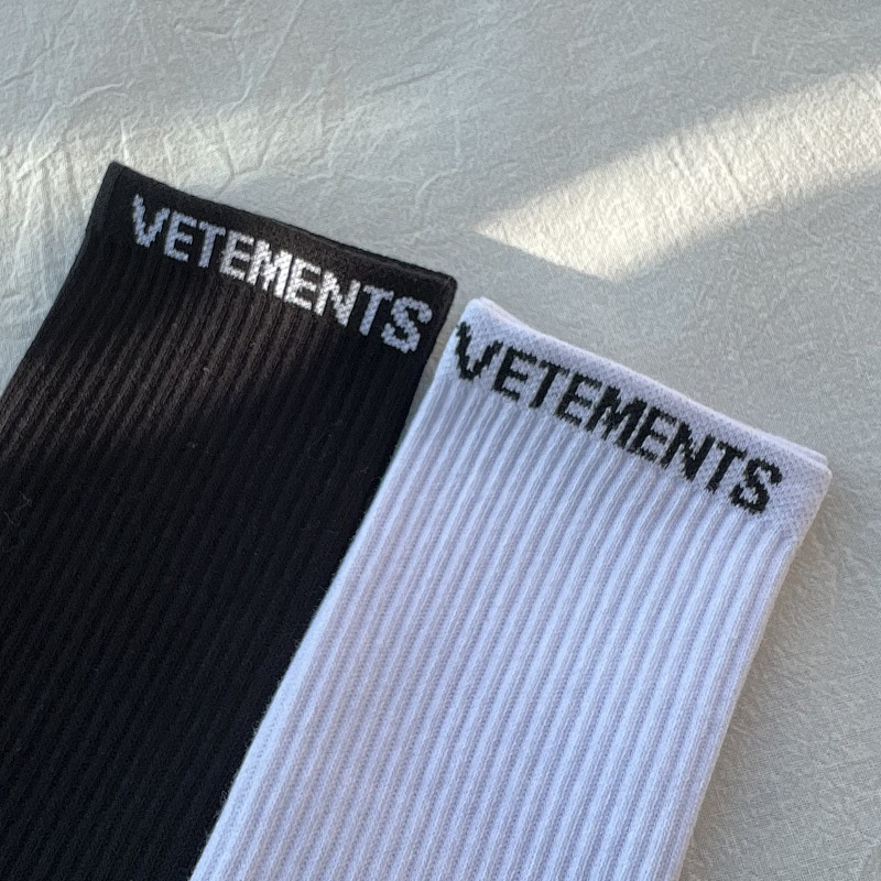 Vetements 2024 New Socks Flat Version Vt