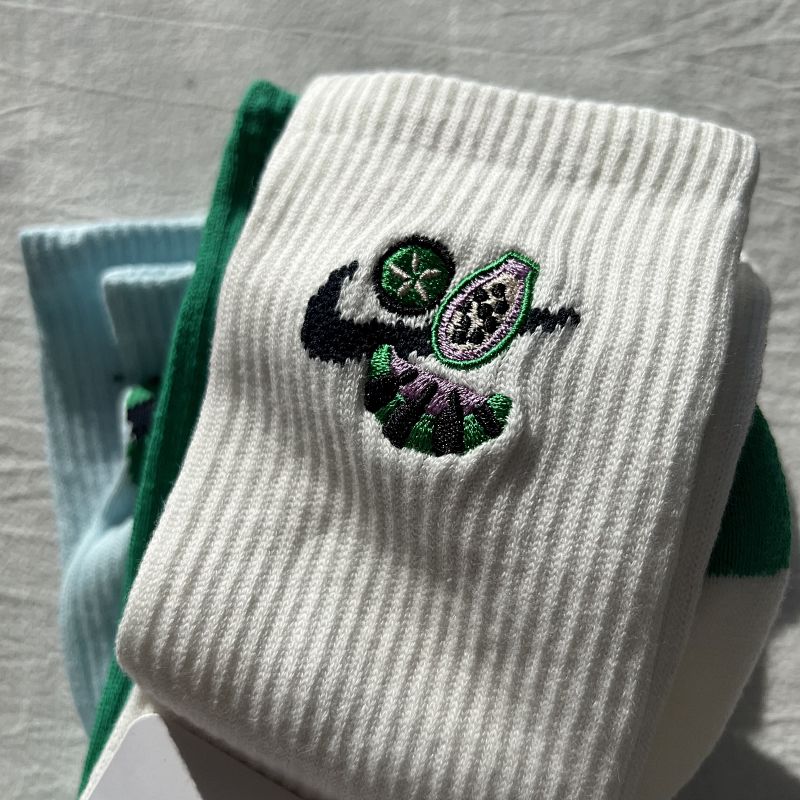 Embroidered Cartoon Socks 3-Pack 4