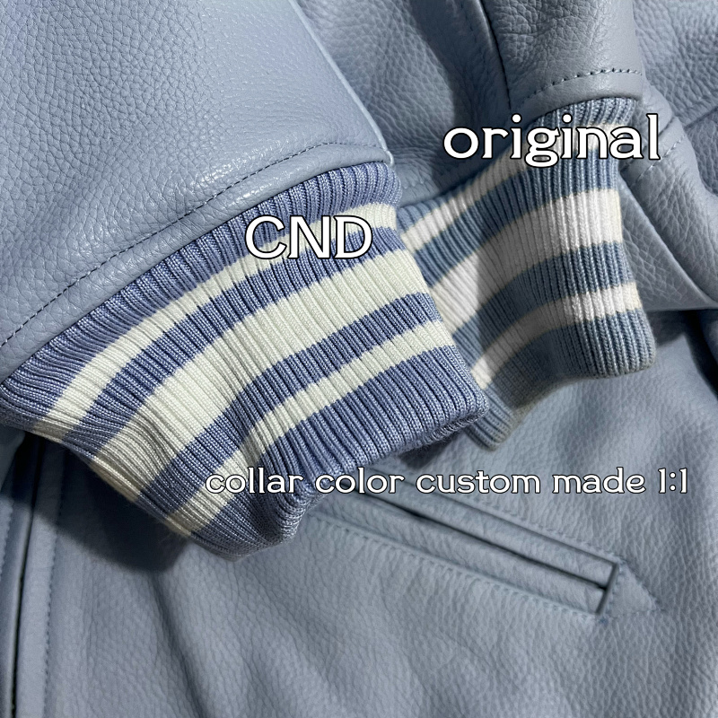 Crt*zr Blue Leather Jacket ——in Stock 3